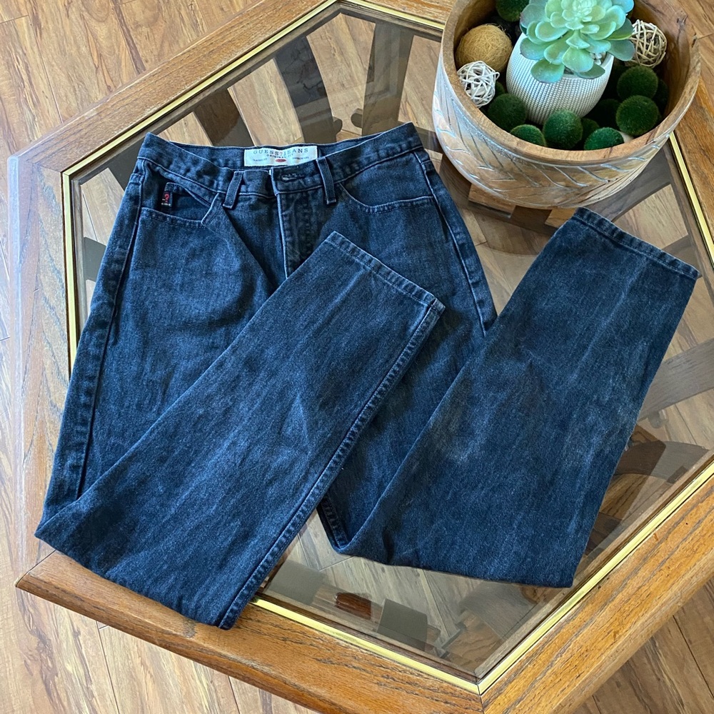 Vintage Black Denim Guess Jeans